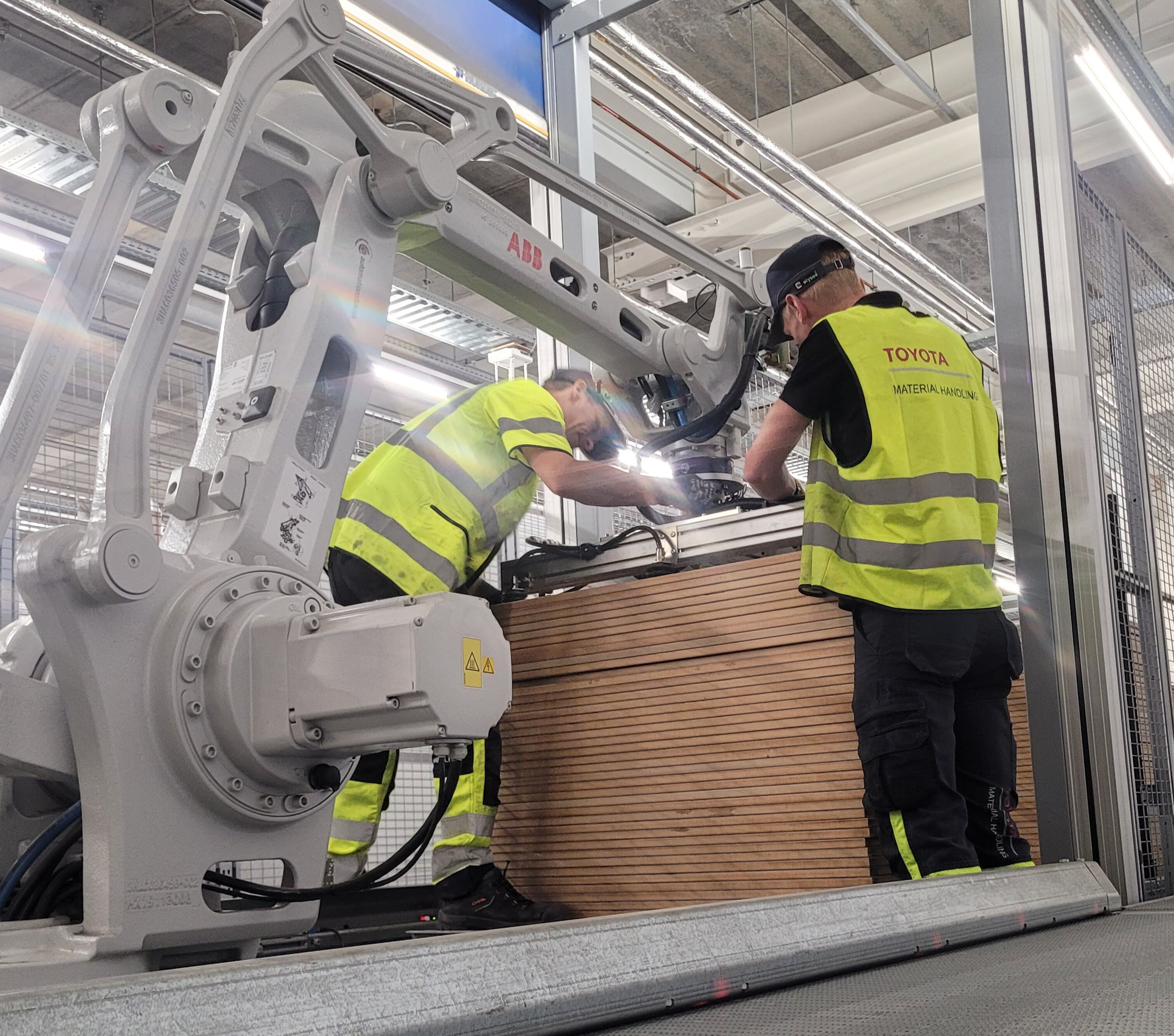 onderhoud aan machine