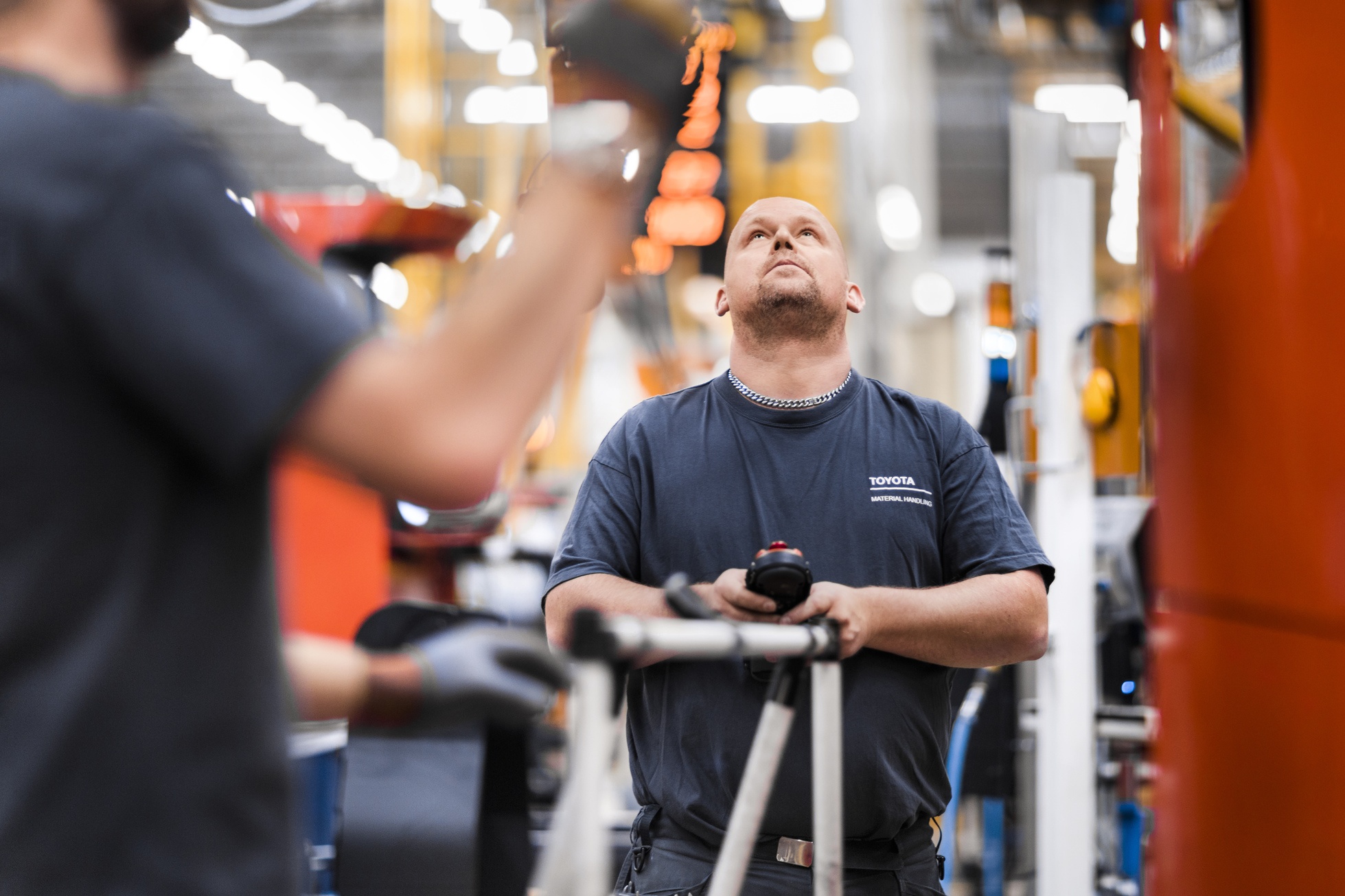 zicht op de werkomgeving