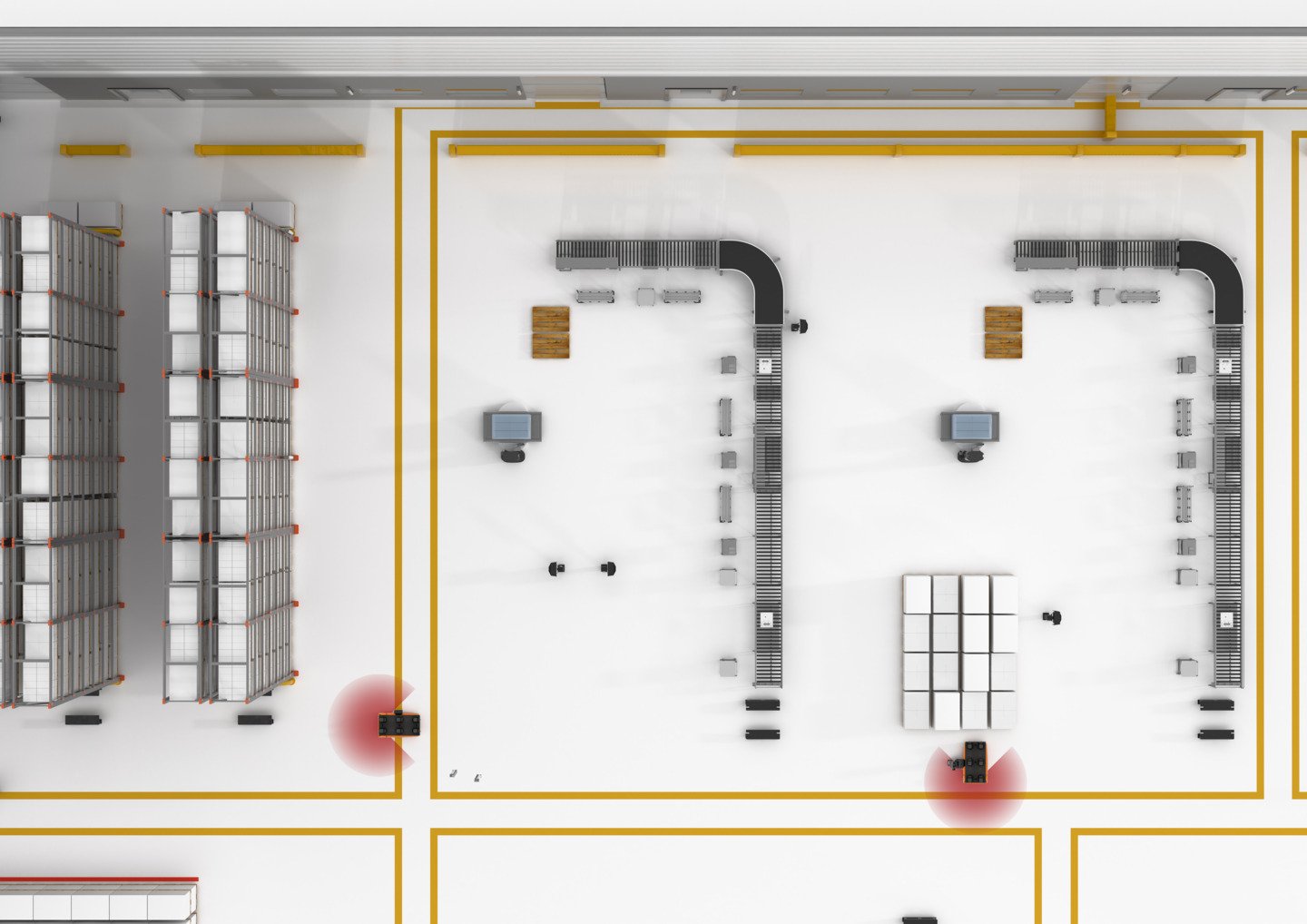 Geautomatiseerd warehouse