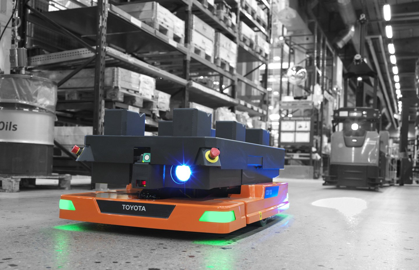 Toyota Autopilot CDI120 voor horizontaal transport in magazijn